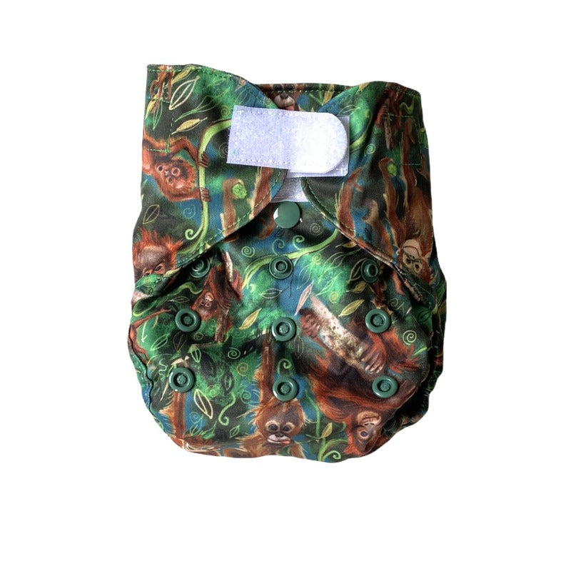 Little Ones Newborn Nappy (3kg - 6kg) "Wild and Free" *Exclusive to Earth Babes* ON SALE