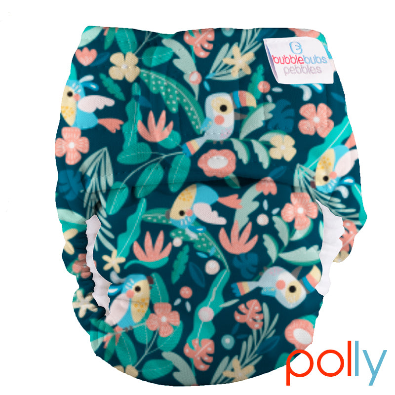 Pebbles Newborn All-in-One Nappy (2kg-5.5kg) "Polly" PUL